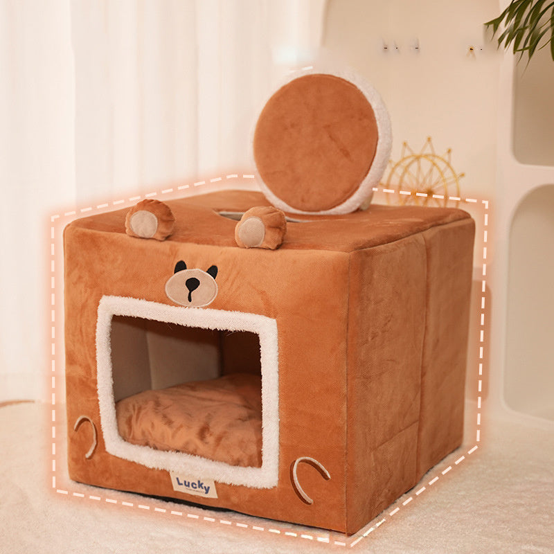 warm cat bed