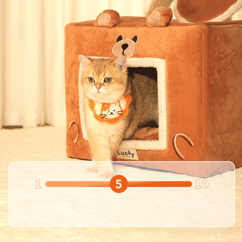 warm cat bed