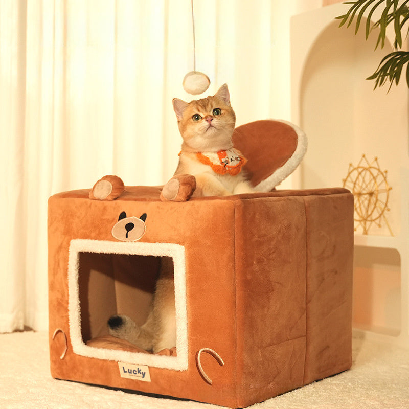 warm cat bed