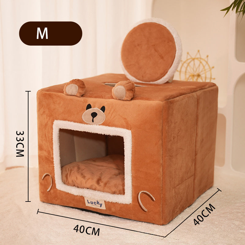 warm cat bed